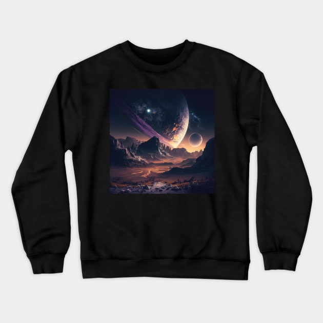 saturn Crewneck Sweatshirt by rocknerd